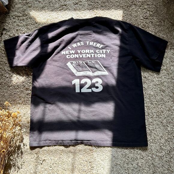 Rivington Roi Rebis Fivio Foreign Bible Promo NYC Exclusive Faded Tee XL RRR123 - Picture 3 of 9